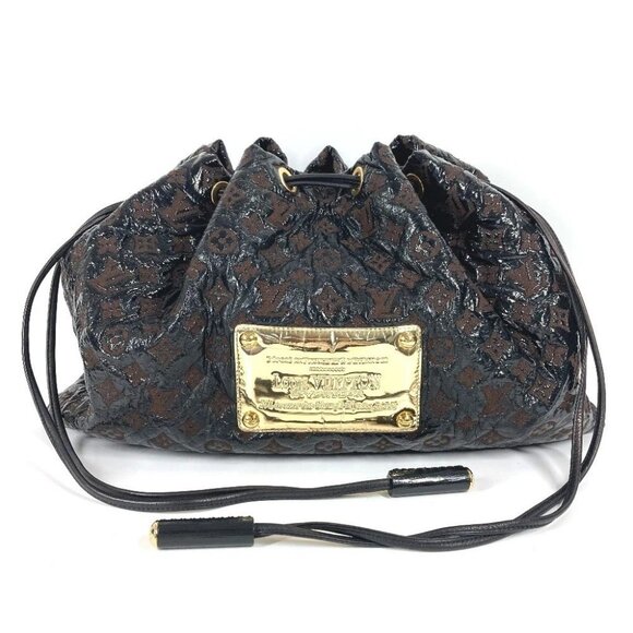 LOUIS VUITTON M95259 Monogram Elvinir Squeeze Drawstring Tote Bag Shoulder Bag - Picture 2 of 15